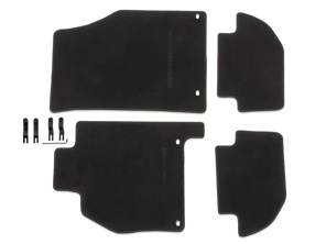 Floor mats, Black. Porsche 928 LHD Cars - 000043154105FV, 000043154225FV