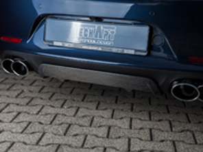 TechArt rear diffuser add-on section. Porsche 991.1 - 091.100.500.009, 091.121.500.009G, 091.121.500.009