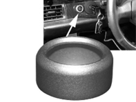 Decor ring for headlight switch, alu. Porsche 993 - 1689802100, 99361353100, 9936130550001C - EQ850102, 1689802100