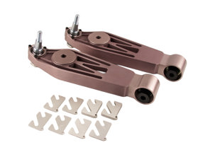 None adjustable thrust arm bushing lower control arm kit for Porsche models cars with lowered suspension. - 357, 358, 99634105307, 99634105308, 99634105309, 99634105310, 99634105311, 99634105312, 99634105313, 99634105314, 99634105315, 99634105316, 99634105317, 99634112290, 99634144190, 99634112190
