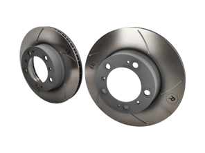 Brake Disc Rotor SPORTS SLOTTED Front. Porsche Boxster 986 - 98635140105, 909316C