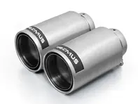 Exhaust tail pipe set Porsche 987 Gen 1 Boxster and Cayman 2006-2009 - 002698CR, 6861061500, 0026 98CR