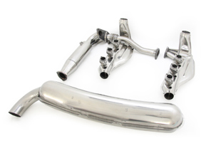 Exhaust & Heat Exchanger Single Outlet System Porsche 911 1984-89 - 91133091104S, 91122092100S, 91122092201S, 93011116905