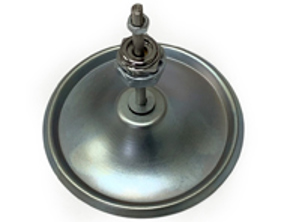 Fresh air valve system complete w/o knob. Porsche 356 A-T2/BT5 - 64457101501, 64457101501B