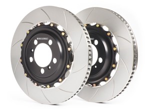 Brake Disc / Rotor Slotted 2-pc REAR  981 Spyder / 982 GTS 4.0L