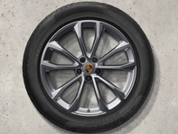 19' Macan Design Alloy Wheels & Winter Tyres Original Porsche - 95B044650B