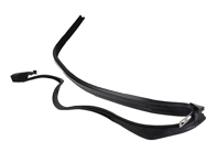 Front 1/4 window glass seal. Porsche 993 Cabrio 1997>> - 99354209504, 99354209604