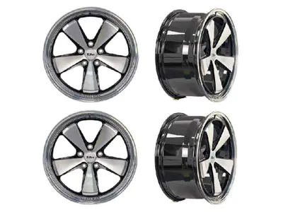 F Classic alloy wheel set from Ninemeister. Porsche 911 / 964 / 993 / 996 / 997 / 991 / 992 / 986 / 987 / 981 / 718 - wheels, 9MFCW15, 9MFCW16, 9MFCW17, 9MFCW18, 9MFCW19, 9MFCW20, 9MFCW21