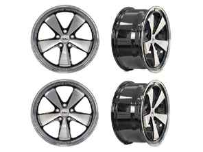 F Classic alloy wheel set from Ninemeister. Porsche 911 / 964 / 993 / 996 / 997 / 991 / 992 / 986 / 987 / 981 / 718 - wheels, 9MFCW15, 9MFCW16, 9MFCW17, 9MFCW18, 9MFCW19, 9MFCW20, 9MFCW21
