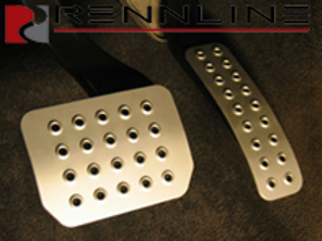 Rennline Aluminium 2 Piece Pedal Set. Porsche Cayenne ALL Tiptronic - P46.25, P4625