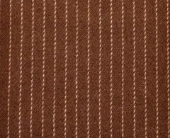 Flanell Streifen - Brown / White stripes