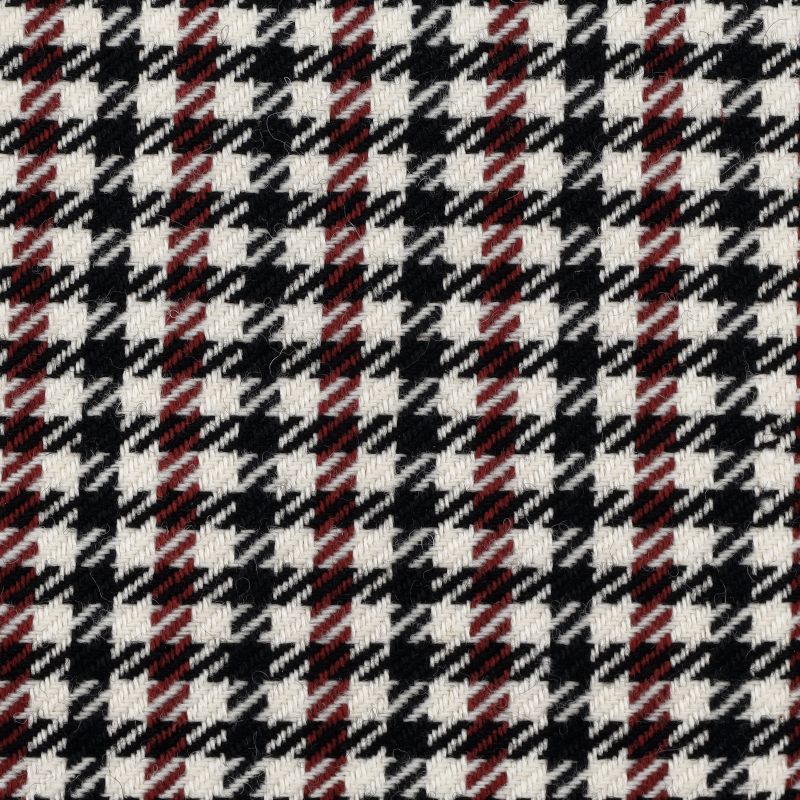 Pepita - Black/White/Burgundy