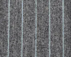 Pinstripe - Flanell - Grey / Turquoise stripes