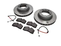 Front Brake pads and brake disc package Porsche 928 Sebro - 92835104306, 92835104401, 92835193101, 92861231501