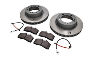 Front Brake pads and brake disc package Porsche 928 Sebro - 92835104306, 92835104401, 92835193101, 92861231501