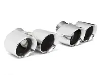 Exhaust Deluxe Quad Tail Pipes POLISHED CHROME. Porsche 991.2 Carrera - 9P1251187, 9P1251187H, 9P1251188, 9P1251188H, 9P1251187A, 9P1251187J, 9P1251187E, 9P1251187F, 9P1251187C, 9P1251187D, 9P1251187L, 9P1251188A, 9P1251188J, 9P1251188E, 9P1251188F, 9P1251188C, 9P1251188D, 9P1251188L