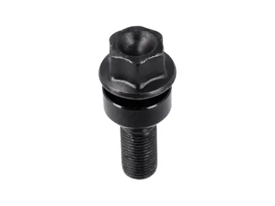 Porsche Wheel Bolt BLACK +5mm Longer. Porsche 996 / Boxster / 997 / Cayman - 99636198000, 99736198007, WHT004676, WHT004676A, PAF004676, PAF004676A, PAF004676B