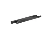 Leather Garnish Rail Pair, Black LHD. Porsche 993 Coupe / Targa / Cabriolet 1994–98 - 91155508345, 91155508446 - I237