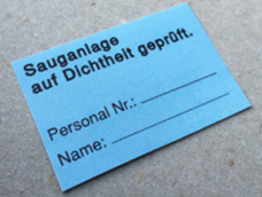 Air flow meter sticker, BLUE. Porsche 911 (1983 - 1986)) - 91145501