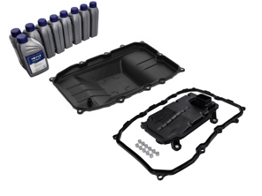 Oil pan, Filter & Fluid kit for Tiptronic / Automatic transmission. Porsche 958 Cayenne / 970 Panamera - 95832137100, 95832543500, 00004330624, 95832136100