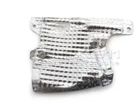 Rear bumper heat protection shield. Porsche 957 Cayenne - 95550574700, 95550574800
