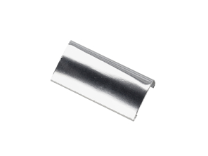 Moulding top centre connector, Chrome. Porsche 914 - 91454121911, 91454121910