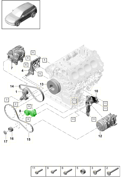 Buy Porsche Cayenne 9YA 20182023 Cayenne Turbo V8 4.0L Petrol 550Hp