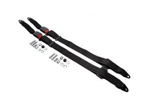 Static 3-Point rear lap & diagonal belts (Set of 2). Porsche 356 / 912 / 911 upto 83 - 91180304904