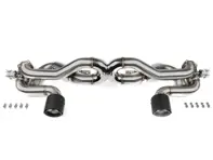 Exhaust Valvetronic X-Pipe system. Porsche 718 GT4 / GTS / Spyder (2020+) - 982251053D, 982251053G