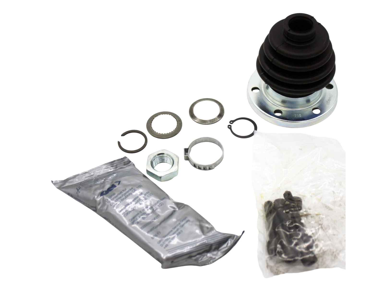 Unique Bargains CV Joint Boot Kit No.3Q0498201 Wand Clamps Constant Velocity Joint Boot For Audi A3 2010 2013 2015 2016 For Audi Q3 15 18 Rubber Black Strong Durable - View #8