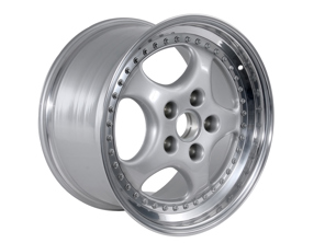 Front 18-inch Light-alloy wheel, Silver metallic. Porsche 964 Turbo 3.6L - 96536213600, 96536214000