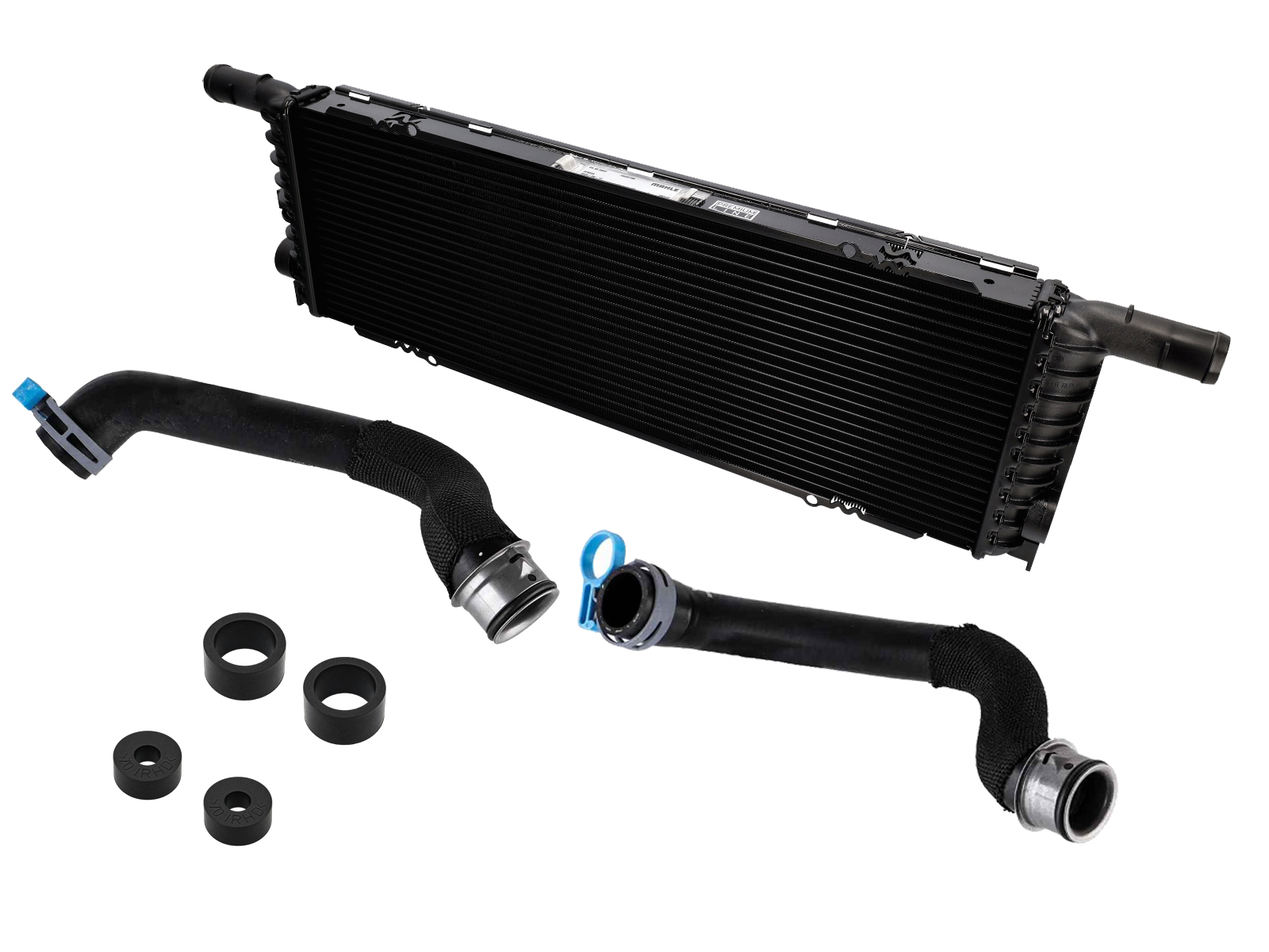 Radiator and pipes replacement kit for Porsche 991.2 GT3 / GT3 RS 2017-19 / 982 Spyder / 982 GT4 - 99110613801, 99110613802, 99110664891, 99110664991, 99110653802, 99110653701