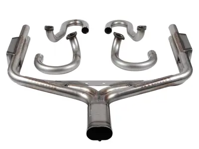 Rear silencer delete racing exhaust kit. Porsche 356 Carrera 1.6ltr - 547 540181, 547540181, 547 54270, 547 542731, 547 54572, 547 542771, 54754270, 547542731, 54754572, 547542771 - 1620101310