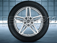 19' Cayenne Design II Alloy Wheels & Winter Tyres Original Porsche - 95804460083, 95804460084