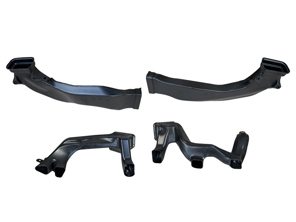 Cabin air duct channel set, LHD (Left Hand Drive). Porsche  991.1 / 991.2 - 99157279402, 99157269300, 99157246302, 99157246402