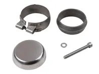 Block off for exhaust 92.560SD, stainless steel. Porsche 964 C2/C4 - 1620612500, 92.560SD, 1620650300, 92.560SCOVER - 1620650300