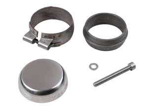 Block off for exhaust 92.560SD, stainless steel. Porsche 964 C2/C4 - 1620612500, 92.560SD, 1620650300, 92.560SCOVER - 1620650300