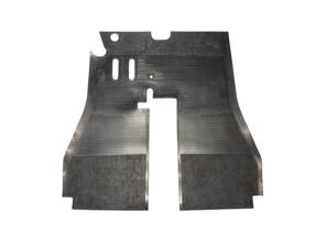Front rubber base mat without dimmer switch cut-out LHD. Porsche 356B T5 - 64455110106, 64455110105 - NLA55110106