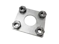 Threaded plate door hinge. Porsche 356 - 64453131000