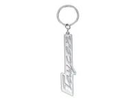Porsche Key Ring With Taycan Lettering, Silver. - WAP0500390STAY