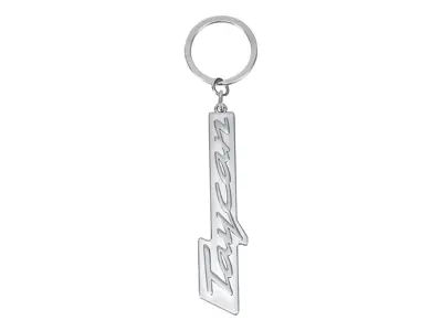 Porsche Key Ring With Taycan Lettering, Silver. - WAP0500390STAY