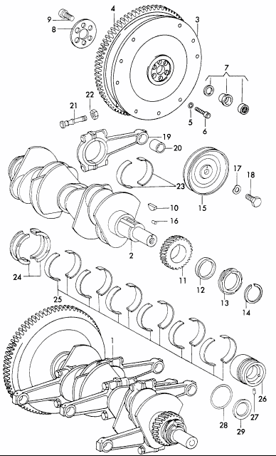 thumbnail image 2 of Genuine Porsche 911 Thrust Bearing Set – 99610113780, IMS, 996 101 137 80 2 of 3