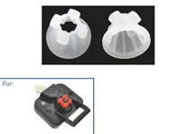 Rubber inserts for rear lid lock. Porsche 924 / 944 / 968 - 5947, 94453805604, 94453895501, 94453895601