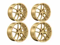 DD2 5-Bolt Wheel Set Satin Gold. Porsche 992.1 GTS - 992.25.23.R.SG, 992.25.22.F.SG