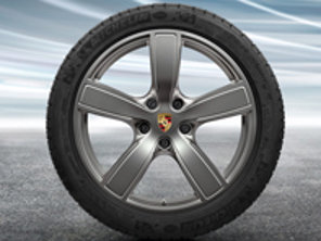 20' Cayenne Sport Classic in Platinum (satin-gloss) Alloy Wheels & Winter Tyres Original Porsche - 9Y0044610E