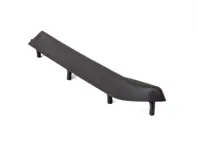 Rubber lip. Porsche 986 Boxster - 98650489400, 98650489300