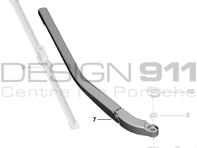 Wiper Arm Rear. Porsche 981C Cayman 2013>> - 98162818100