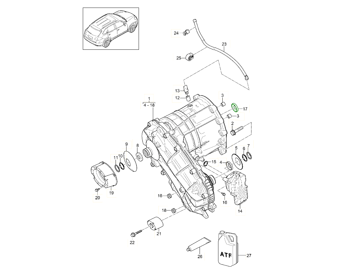 Buy Porsche Cayenne 92A (958) 2010-2017 Cayenne V6 3.0L Diesel 245HP ...
