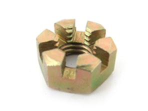 Castle nut M10x1. Porsche 356 - 90007900302, 90007900303