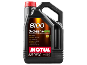 MOTUL 8100 X-CLEAN+ EFE 0W-30 engine oil 5ltr - 111678
